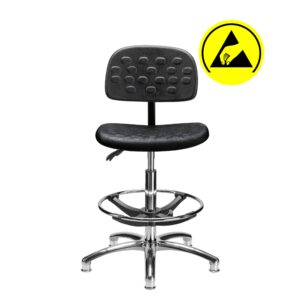 Silla de trabajo de uso industrial y comercial, antiestática (ESD)