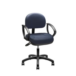 Silla de oficina operativa tapizada en tela