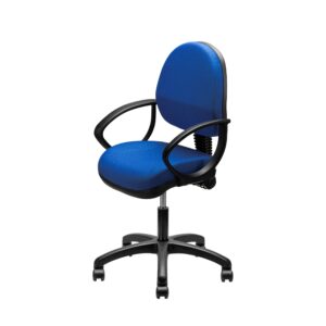 Silla de oficina operativa tapizada en tela