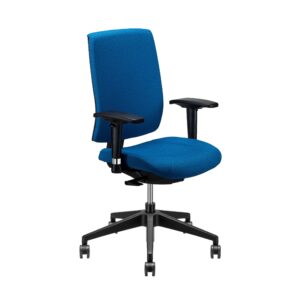 Silla de oficina operativa tapizada en tela
